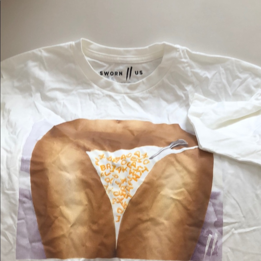 White large 100% deadstock never worn SwornIIus T